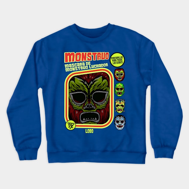 THE WOLF Crewneck Sweatshirt by ofthedead209